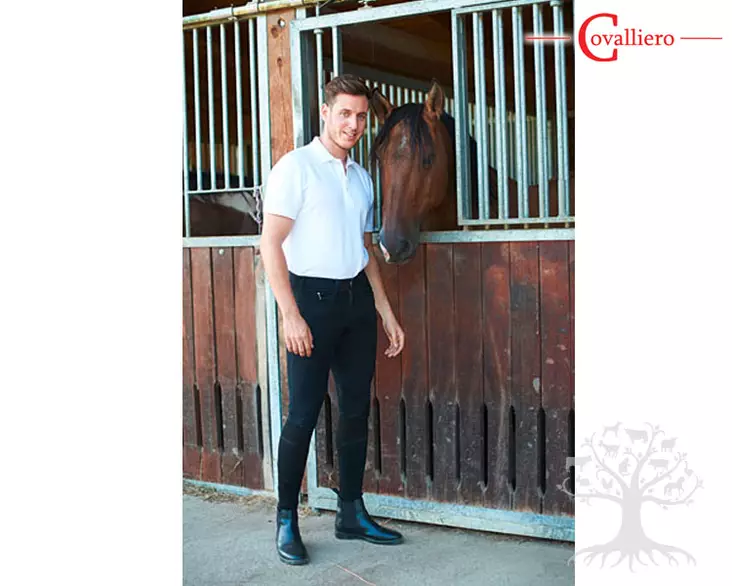 Covalliero Ratsastushousut Basic Men Black - CV Miesten Ratsastushousut - 328782L - 1