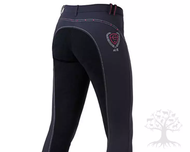 Covalliero Ratsastushousut Detroit NG Coolmax Darkblue - CV Womens Riding Breeches - 325235l - 1