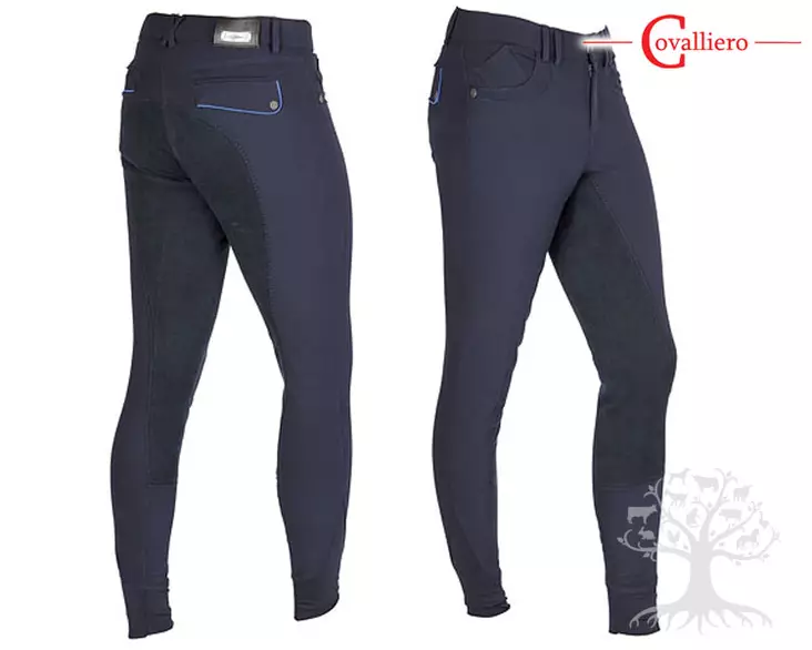 Covalliero Ratsastushousut Techno Men Blue - CV Miesten Ratsastushousut - 325471L - 1