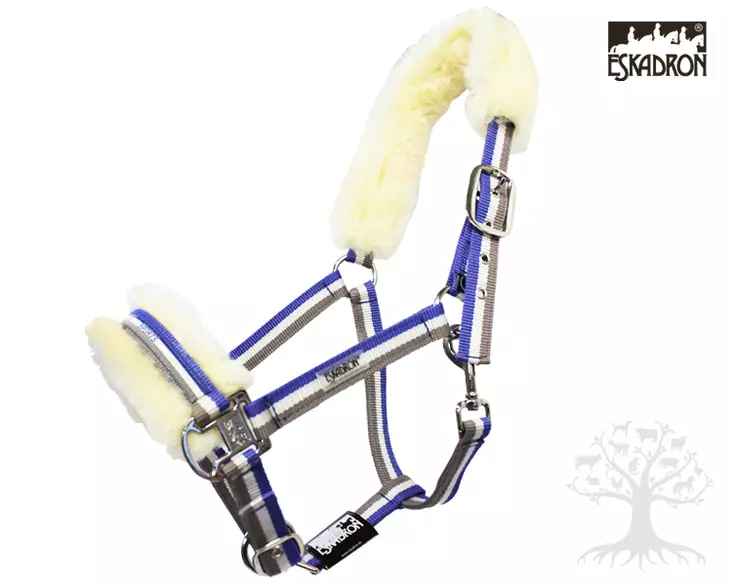 Eskadron Riimu Sheepskin Pin Buckle Atlanticblue - Nailonriimut - 428955153L - 2