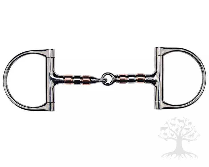 Feeling D-ring Snaffle Copper Roller - D-Ring - 602048L - 2
