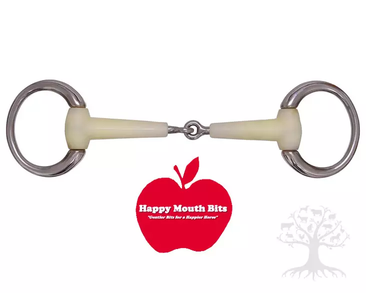 Happy Mouth Eggbutt Snaffle Apple - Eggbutt - 564010L - 1