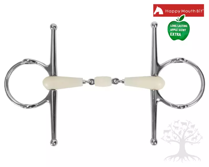 Happy Mouth Full Cheek Gag Double Jointed Apple - Full Cheek Gag  - 581262L - 1