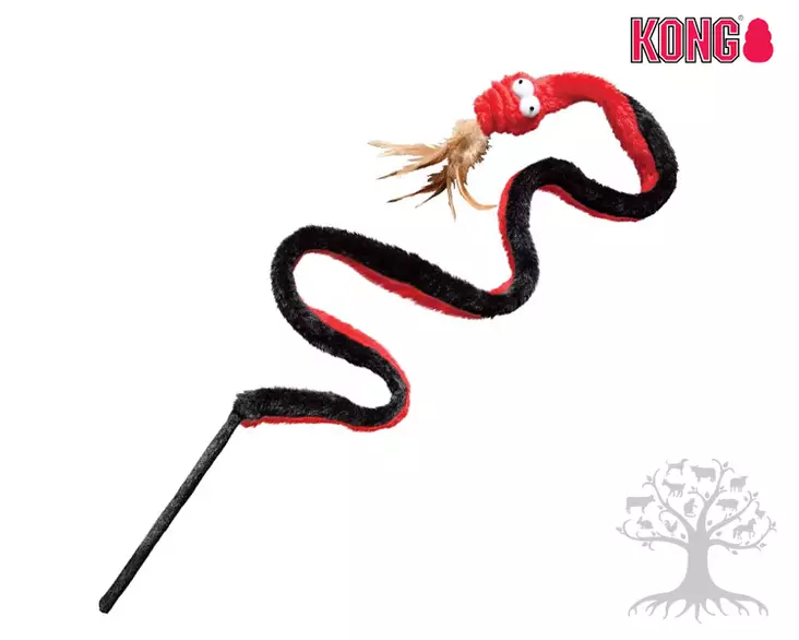 Kong Kissan Onkilelu Teaser Snake - Teasers & Wand Toys - 788.0036L - 1