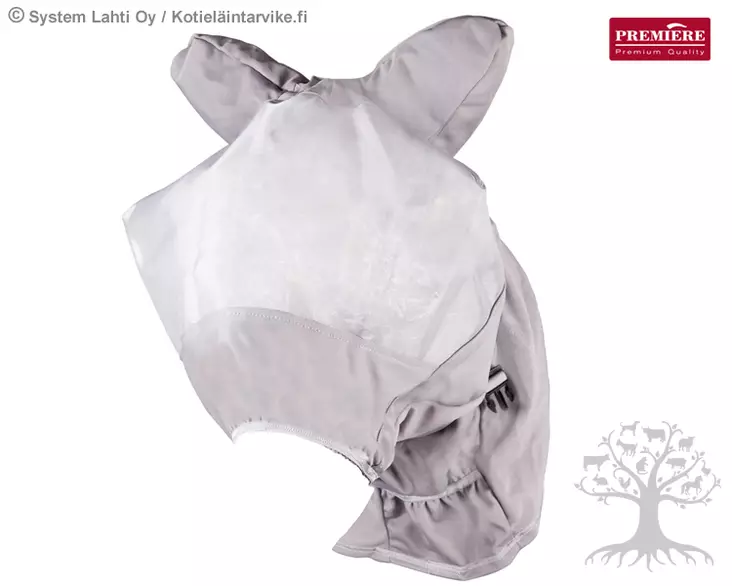 Premiere Ihottumahuppu Grey - Fly Masks & UV protection - 375002L - 1