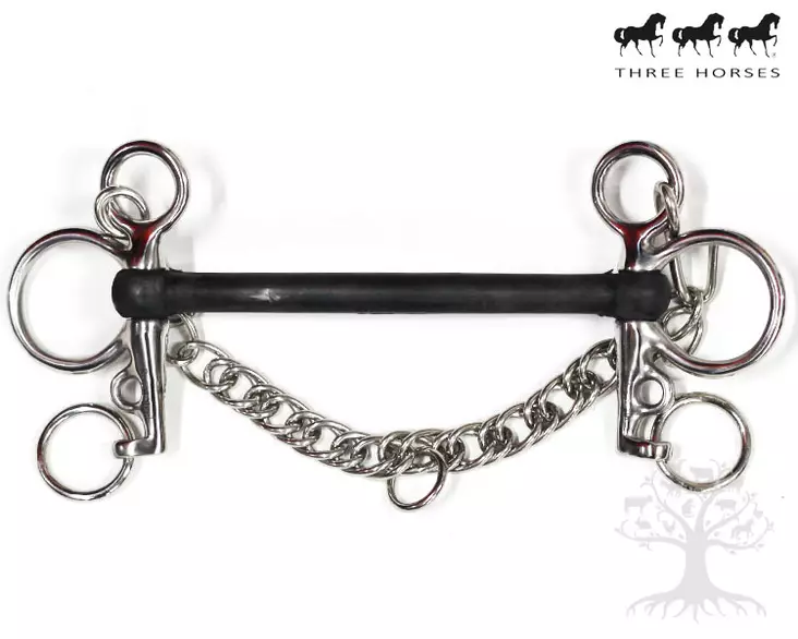 Royal Steel Baby Pelham Mullen Rubber - Pelham -kuolaimet - 53195L - 1