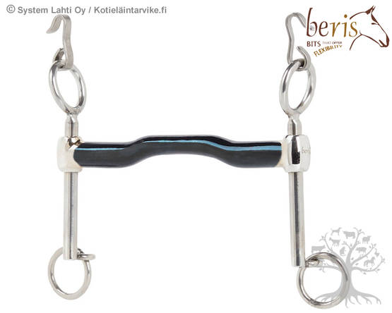 Beris Weymouth Tongue Port Black Flat - Beris Dressage Weymouth - P10472L - 1