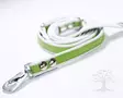 Arli Nahkatalutin 170cm, valkoinen/lime - Leather Leashes - 59013M - 1