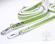 Arli Nahkatalutin 170cm, valkoinen/lime - Leather Leashes - 59013M - 2