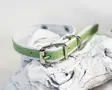 Arli Pentupanta, valkoinen/lime - Leather Collars - 52229M - 2