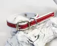 Arli Pentupanta, valkoinen/punainen - Leather Collars - 52250M - 2