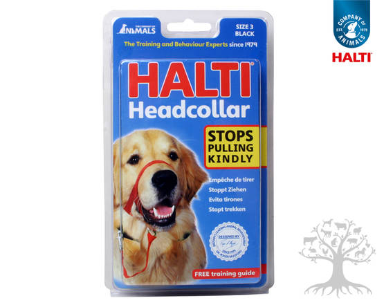 Animals Halti Vedonestopanta Headcollar Black - Non-Pull Collars & Harnesses - 938000M - 1