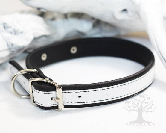 Arli Nahkapanta, musta/valkoinen - Nahkapannat - 52984M - 1