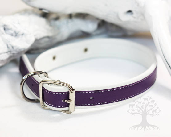 Arli Nahkapanta, valkoinen/violetti - Nahkapannat - 52892M - 1