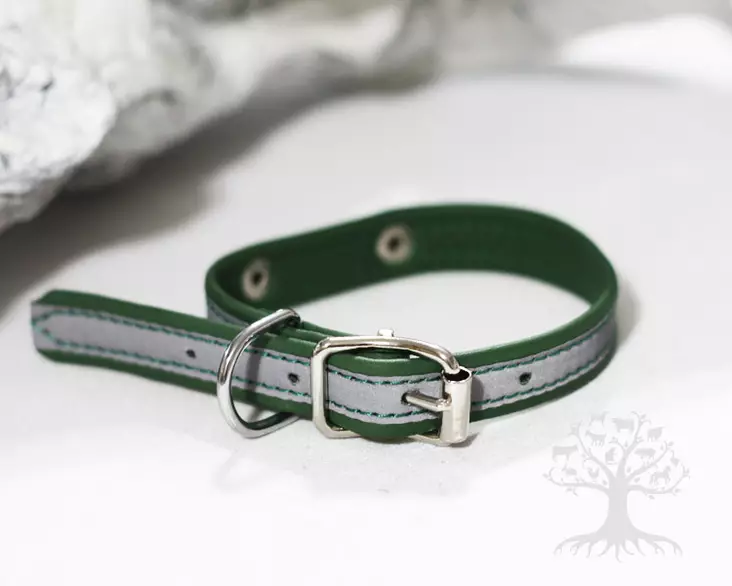 Arli Pentupanta Heijastava, vihreä - Leather Collars - 52380M - 1
