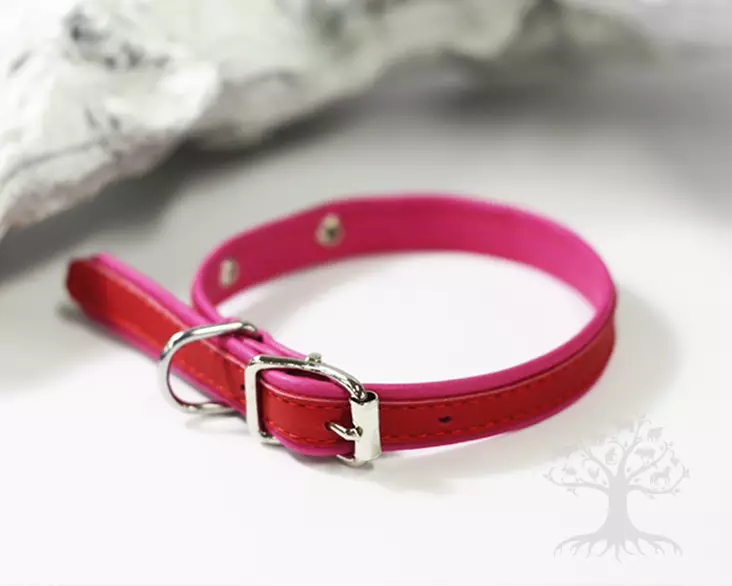 Arli Pentupanta, fuksia/punainen - Leather Collars - 50035M - 3