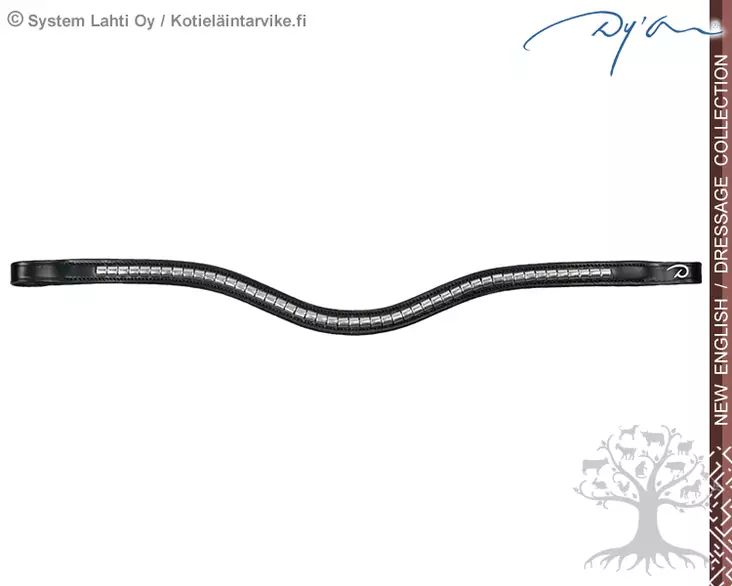 Dyon New English Collection Browband Silver Clincher V-Shaped - Dyon New English - NE02M - 1