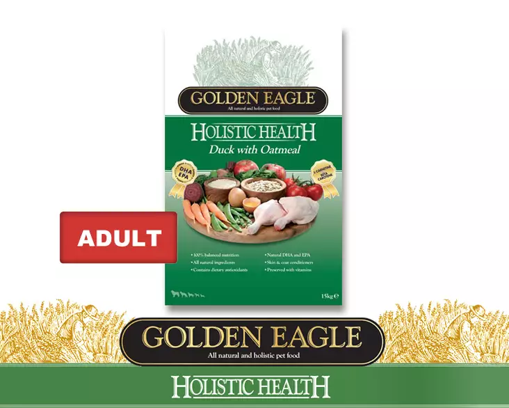 Golden Eagle Holistic Duck with Oatmeal - Golden Eagle - 01-GED-420M - 2