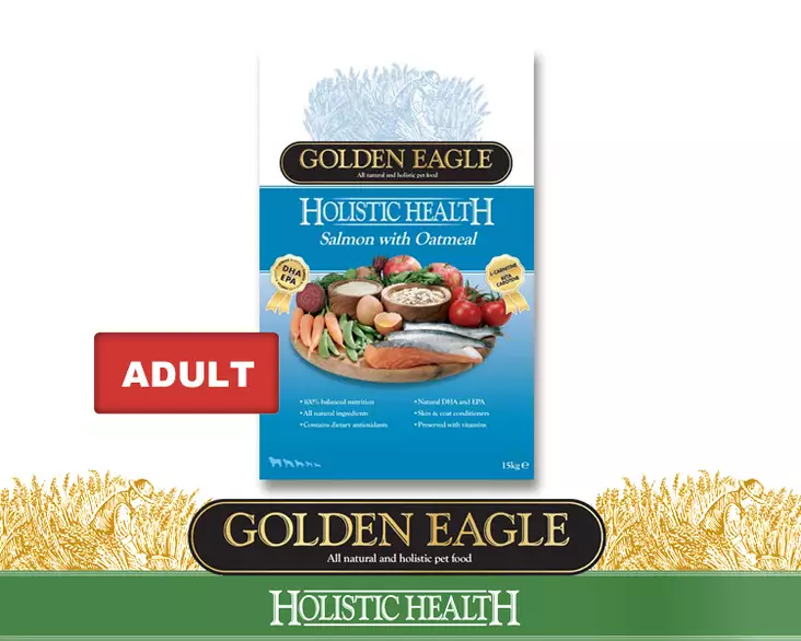 Golden Eagle Holistic Salmon with Oatmeal - Golden Eagle - 01-GES-420M - 2