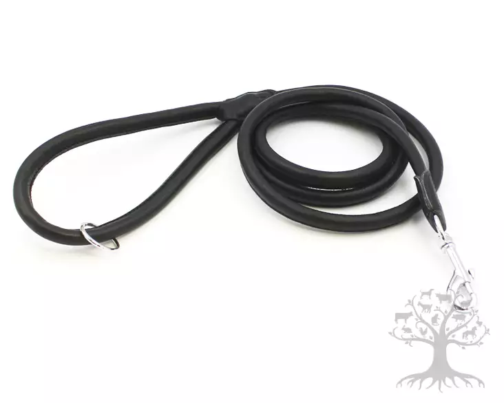 Ozami Nahkatalutin Round Black 180cm - Nahkataluttimet - 603.1020M - 1