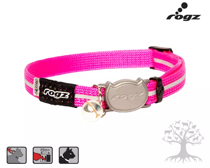 Rogz Kissanpanta Alleycat Rosa - Cat Collars - 765.0046M - 1