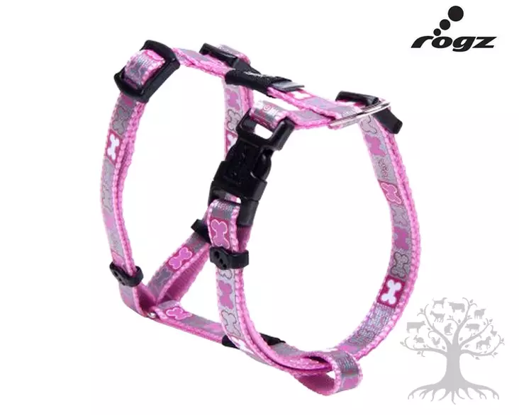 Rogz Pentuvaljas Reflecto Rosa - Dog Y-/H Shape Harnesses - 617.9310M - 2