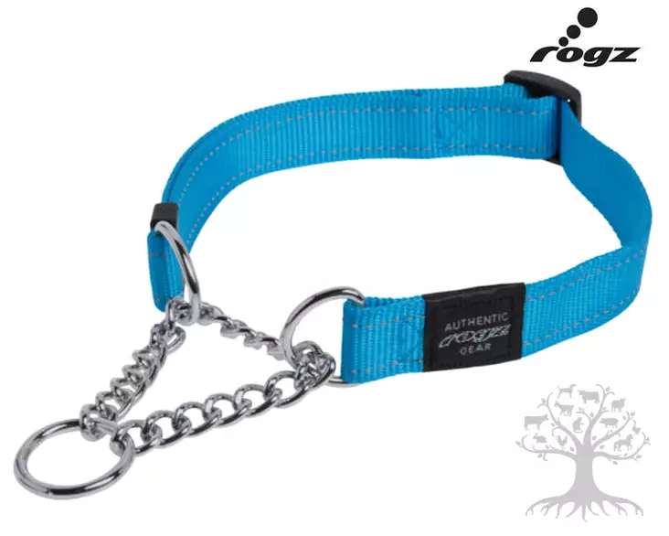 Rogz Puolikuristava Nailonpanta Utility Turquoise - Puoli- ja kokokuristavat Nailonpannat - 617.0452M - 1