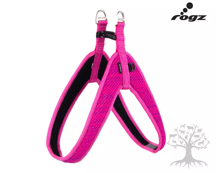 Rogz Utility Fast-Fit Valjas Rosa - Koiran Y-/ H valjaat - 617.1440M - 1