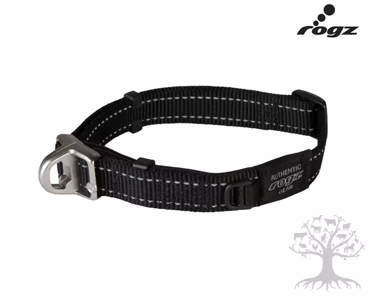 Rogz Utility Safety Kaulapanta Black - Nylon Collars - 617.0330M - 1