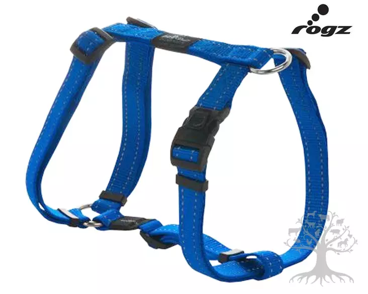 Rogz Valjas Utility Reflective Blue - Dog Y-/H Shape Harnesses - 617.1110M - 1