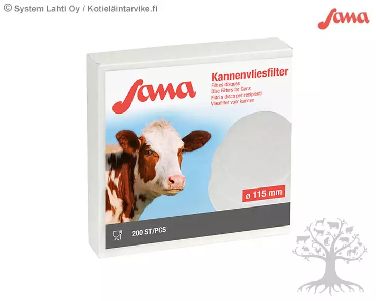 Sana Maitosuodatin 200kpl - Maitosuodattimet, Kuivaustulpat - 46752 - 1