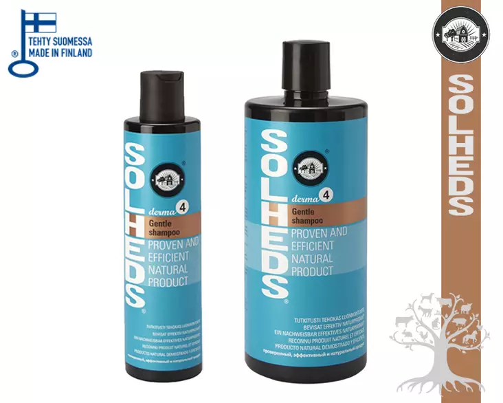 Solheds Derma4 Hellävarainen Gentle Shampoo - Shampoot, Kuivashampoot - 004-250M - 2