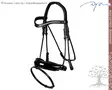 Dyon Dressage Round Collection Bridle with Large Crank Patent Noseband - Dyon Dressage Round - NRDHAN - 2