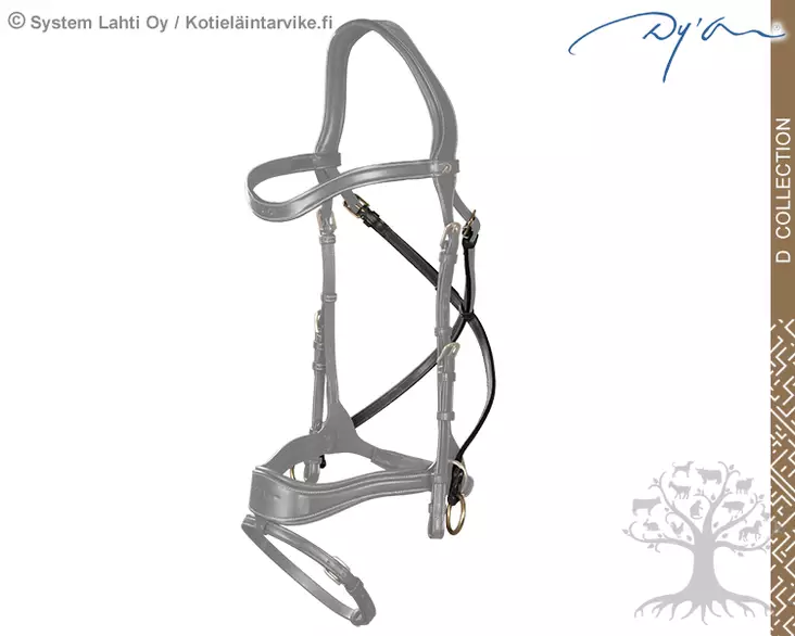 Dyon D Collection Noseband's D Motion Cross Pull Strap - Dyon D Collection - DY99N - 1