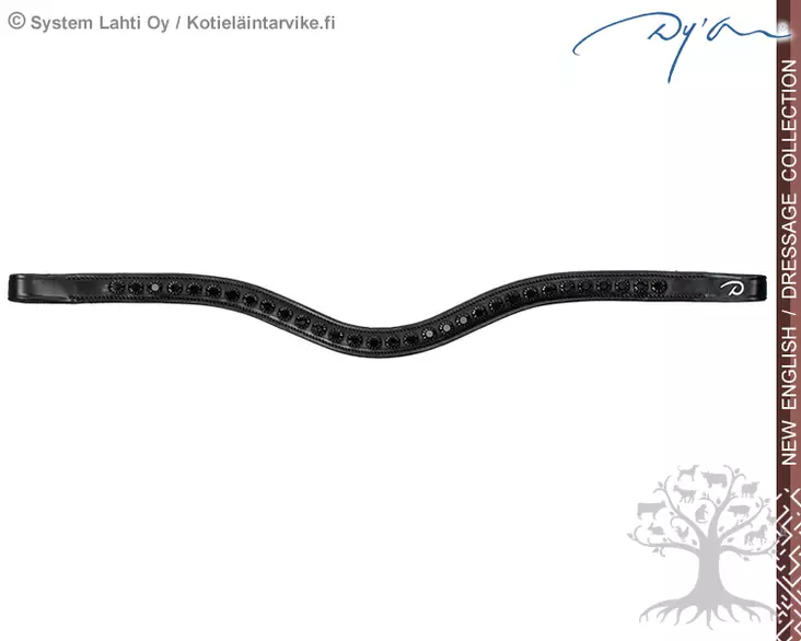 Dyon New English Collection Otsapanta Black Swarovski V-Shaped - Dyon New English - NE02N - 1