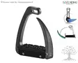 Safe Riding Safety Stirrups S Light Jet Black - Stirrups - SL-JB-BLO - 1