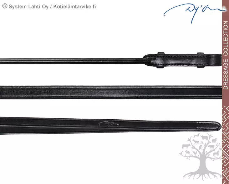 Dyon Dressage Round Collection Ohjat Leather 1/2" - Dyon Dressage Round - NR05O - 1