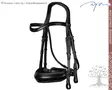 Dyon Dressage Collection Double Bridle with Large Crank Matte Noseband - Dyon Dressage Flat - NEECAR - 3
