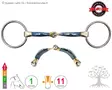 Bombers Bridoon Loose Ring Snaffle - Bombers Bridoon Loose Ring - 30218-S - 4
