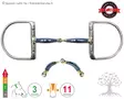 Bombers D-ring Snaffle - Bombers D Ring, Dee - 30235-S - 4