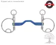 Bombers DC Morgan Happy Tongue Straight Swivel Titanium - Bombers DC Morgan / DC Dressage - 30225M-HTTS - 1