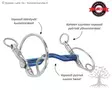 Bombers DC Morgan Happy Tongue Straight Swivel Titanium - Bombers DC Morgan / DC Dressage - 30225M-HTTS - 2
