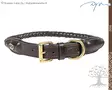 Dyon Dog Collar Braided Brown - Dyon Dog - DC31DBRXXS - 2