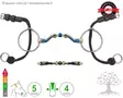 Bombers Medium Ring Gag McHardy Dressage Straight - Bombers Medium Ring Gag - 30268-MHDRS - 1
