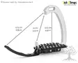 Tech Stirrups Safety Stirrups Venice Jumping Sloped Evo - Stirrups - 4518TSVS - 10