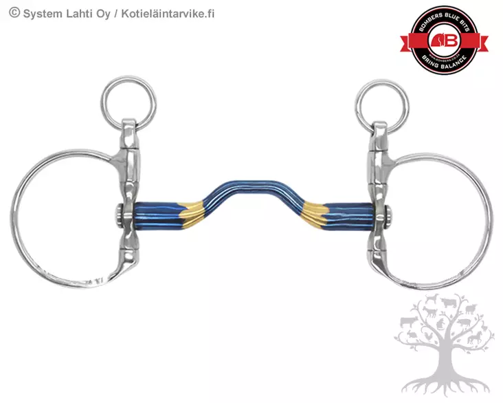 Bombers DC Dressage Happy Tongue Straight Swivel - Bombers DC Morgan / DC Dressage - 30225-HTS - 1