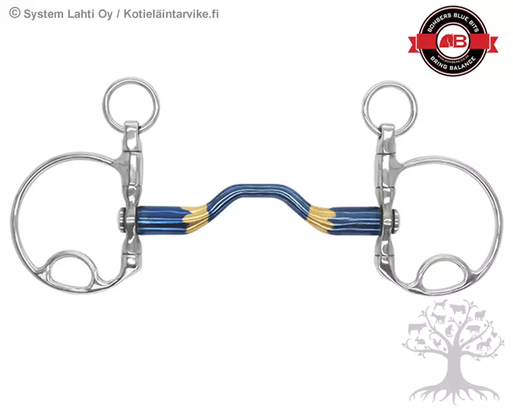 Bombers DC Morgan Happy Tongue Straight Swivel - Bombers DC Morgan / DC Dressage - 30225M-HTS - 1