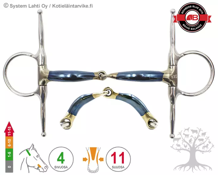 Bombers Full Cheek Snaffle - Bombers Full Cheek - 30267-S - 7