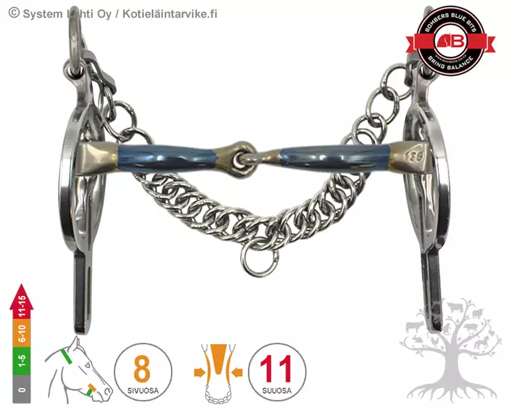 Bombers Liverpool LR Snaffle - Bombers Liverpool LR - 30961-S - 1