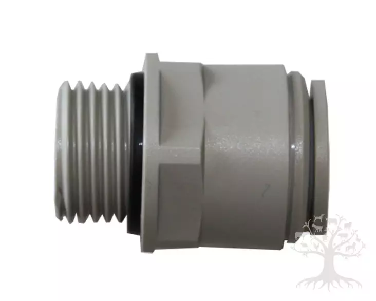 JG Lähtöliitin ulkokierre, 15mm x 1/2"uk - JohnGuest-pikaliittimet - P70CM011514S - 2